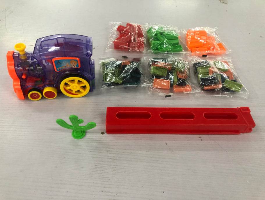 Domino Train Toys Car Puzzle Automatic Release - Classy Collective