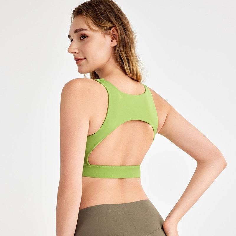 Sports Underwear Women's Chest Pad Nude Feel Tight Yoga Cover Supernumerary Breast Fitness Vest - Classy Collective