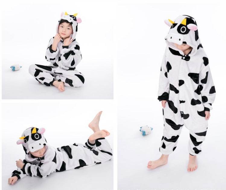 One-piece Pajamas Animal Print jumpsuit - Classy Collective