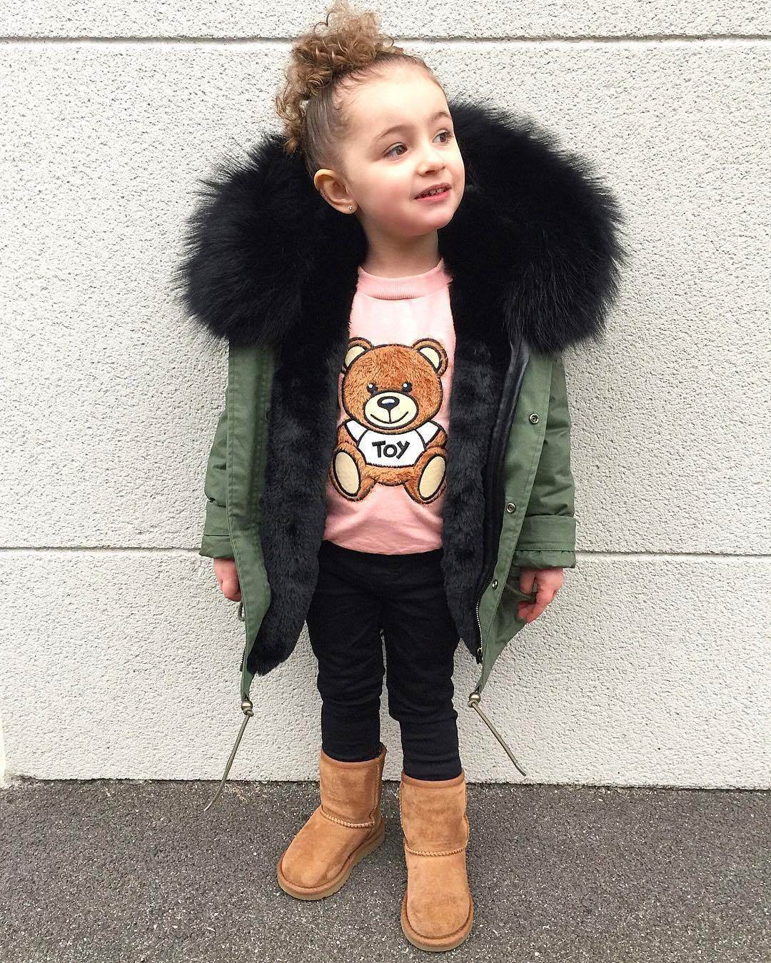Children's faux fur coat - Classy Collective