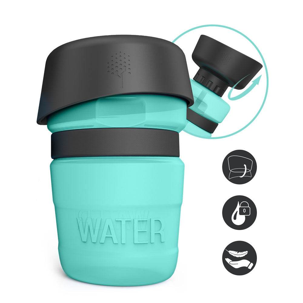 Travel Water Bottle Dog Dispenser - Classy Collective