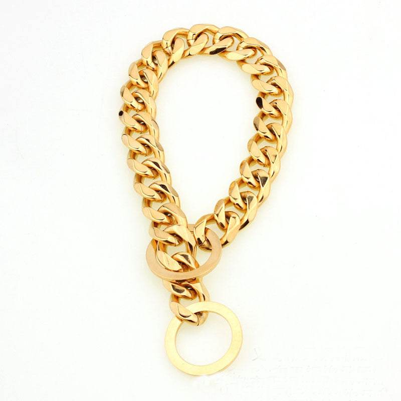 Stainless Steel Pet Casting Coarse Traction Chain - Classy Collective