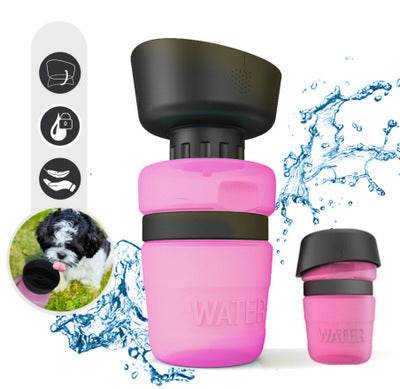 Travel Water Bottle Dog Dispenser - Classy Collective