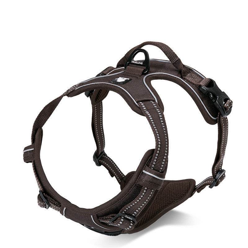 Adjustable Safety Reflective Nylon Harness for Big Medium Large Dogs - Classy Collective