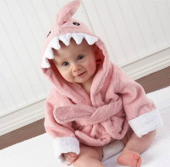Children's Hooded Absorbent Animal-shaped Bathrobe - Classy Collective