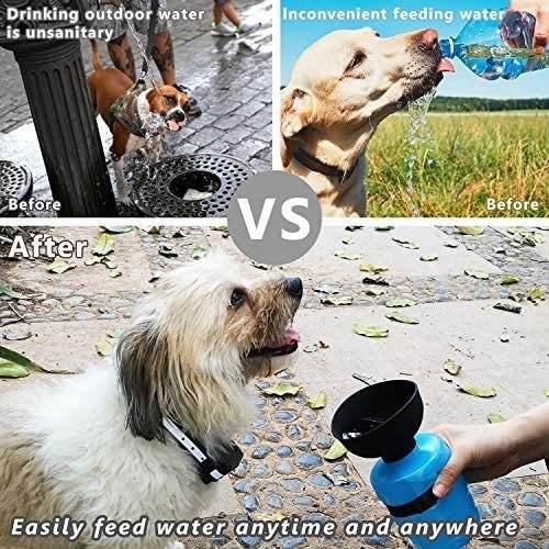 Travel Water Bottle Dog Dispenser - Classy Collective