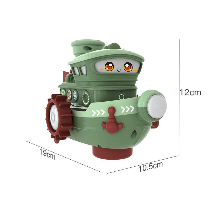Electric Water Rotating Spray Ship Toys Cartoon Boat - Classy Collective