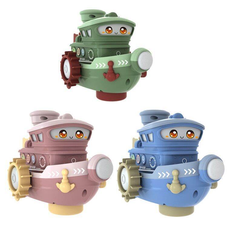 Electric Water Rotating Spray Ship Toys Cartoon Boat - Classy Collective