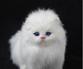 Simulation Animal Model Cat Plush Children's Toy Doll - Classy Collective