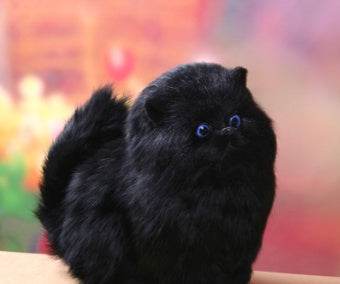 Simulation Animal Model Cat Plush Children's Toy Doll - Classy Collective