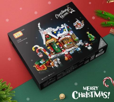 Christmas House Building Blocks Gifts - Classy Collective