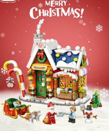 Christmas House Building Blocks Gifts - Classy Collective