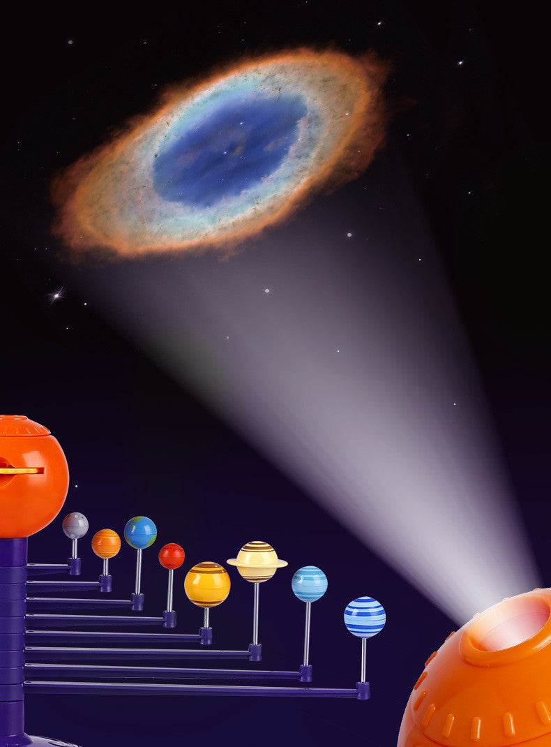 Colorful Solar System LED Sky Projector Rotating Voice Control Music Player Tecnology DIY - Classy Collective