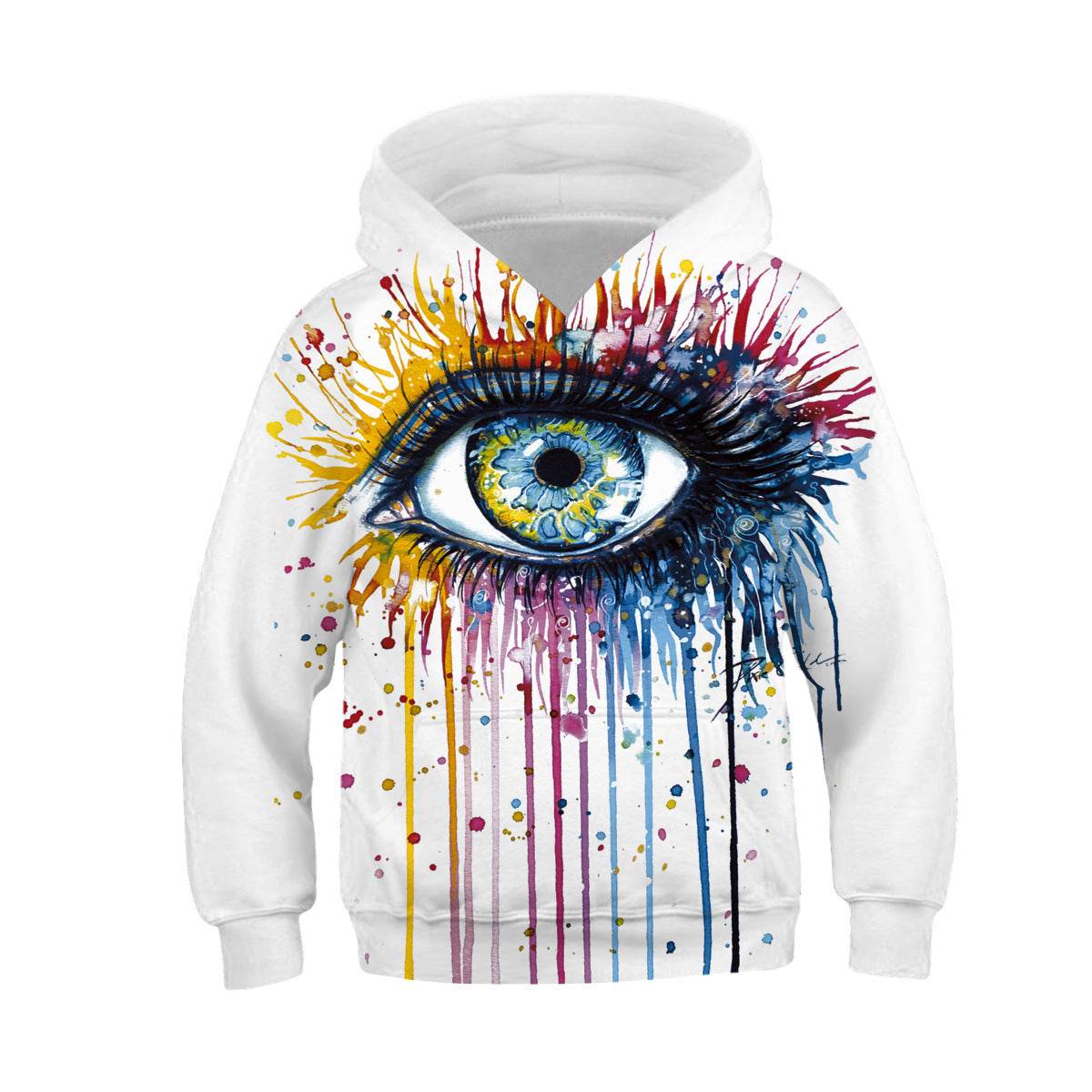 Digital Printed Children's Hooded Sweater For Kids - Classy Collective