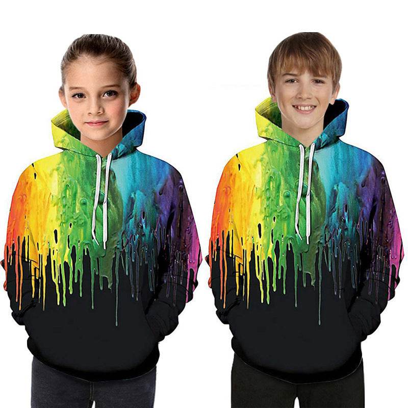 Digital Printed Children's Hooded Sweater For Kids - Classy Collective