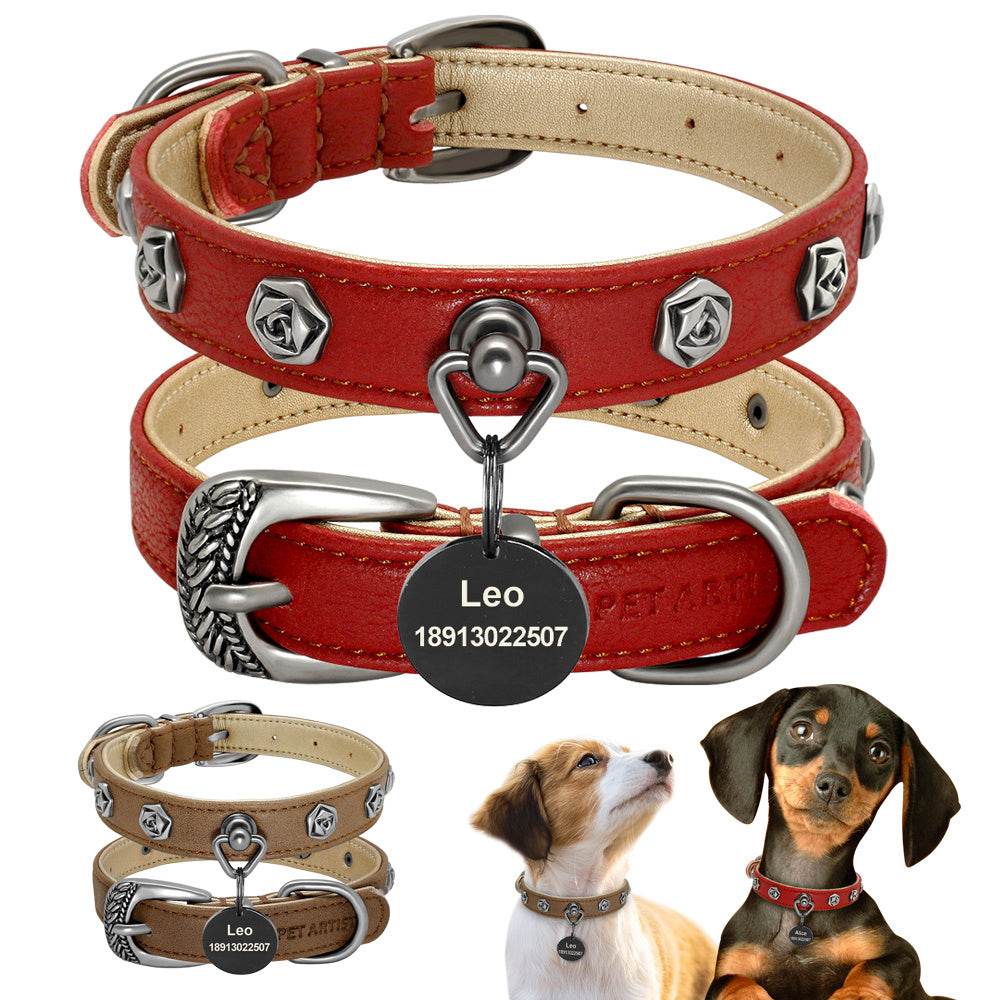 Pet leather collar - Classy Collective