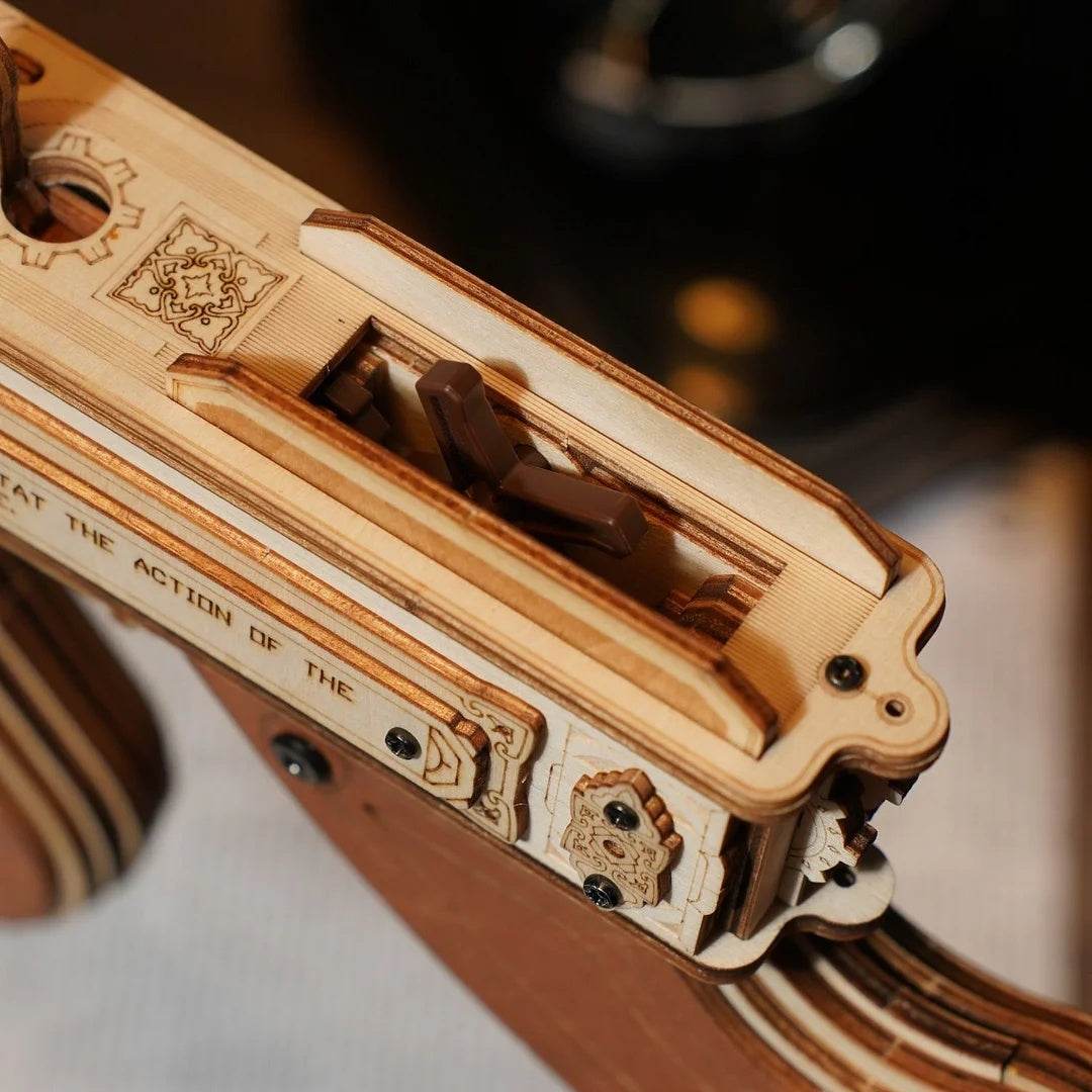 Thompson Submachine Gun Toy Gift For Boys Wooden Puzzle - Classy Collective