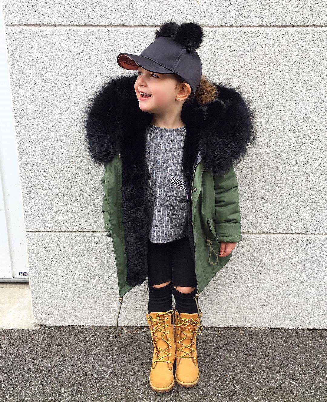 Children's faux fur coat - Classy Collective