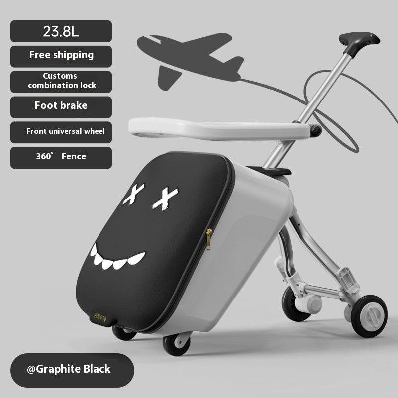 Luggage Children's Riding And Boarding Machine Trolley Case - Classy Collective