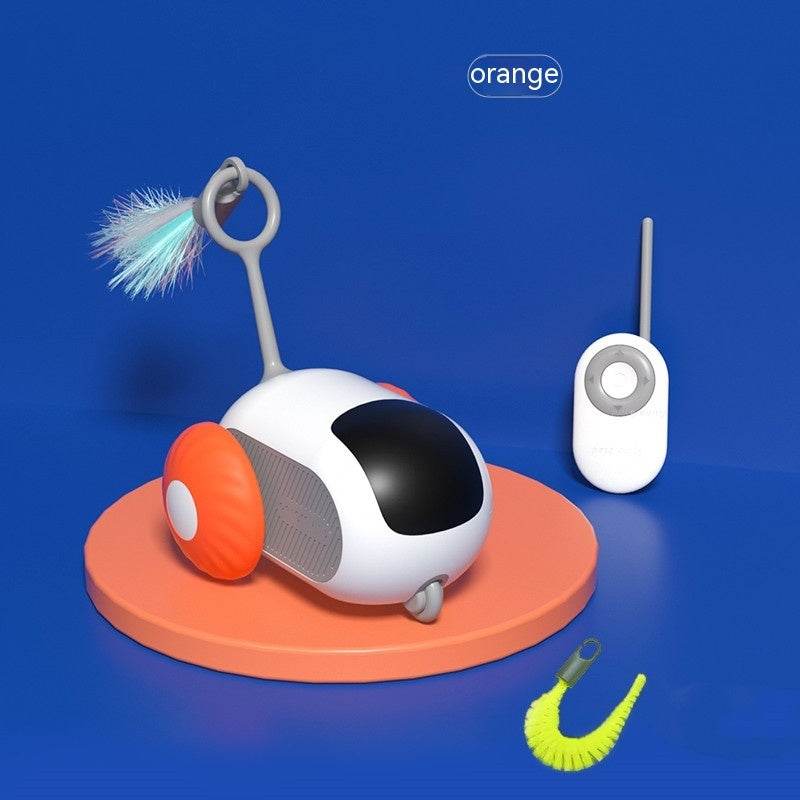 Remote Control Interactive Cat Car Toy USB Charging Chasing Automatic Self-moving - Classy Collective