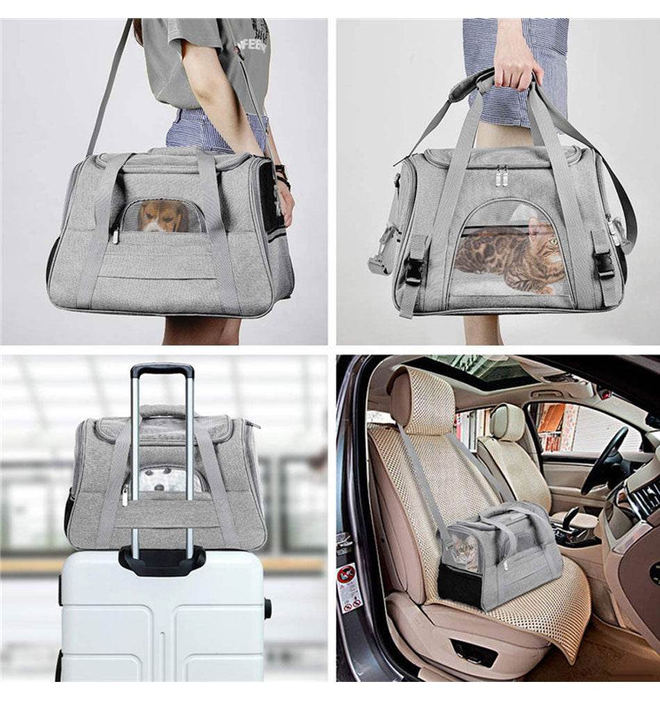 Portable One Shoulder Diagonal Cross Pet Box - Classy Collective