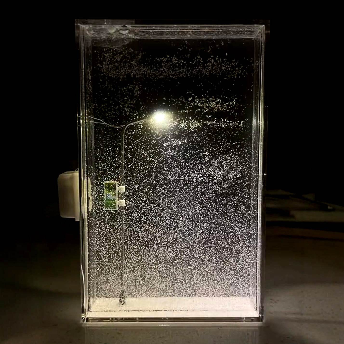 Magic Snowy Landscape Night Lights -DIY - Classy Collective