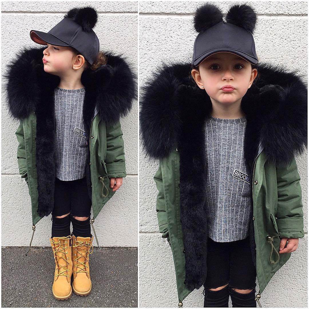 Children's faux fur coat - Classy Collective