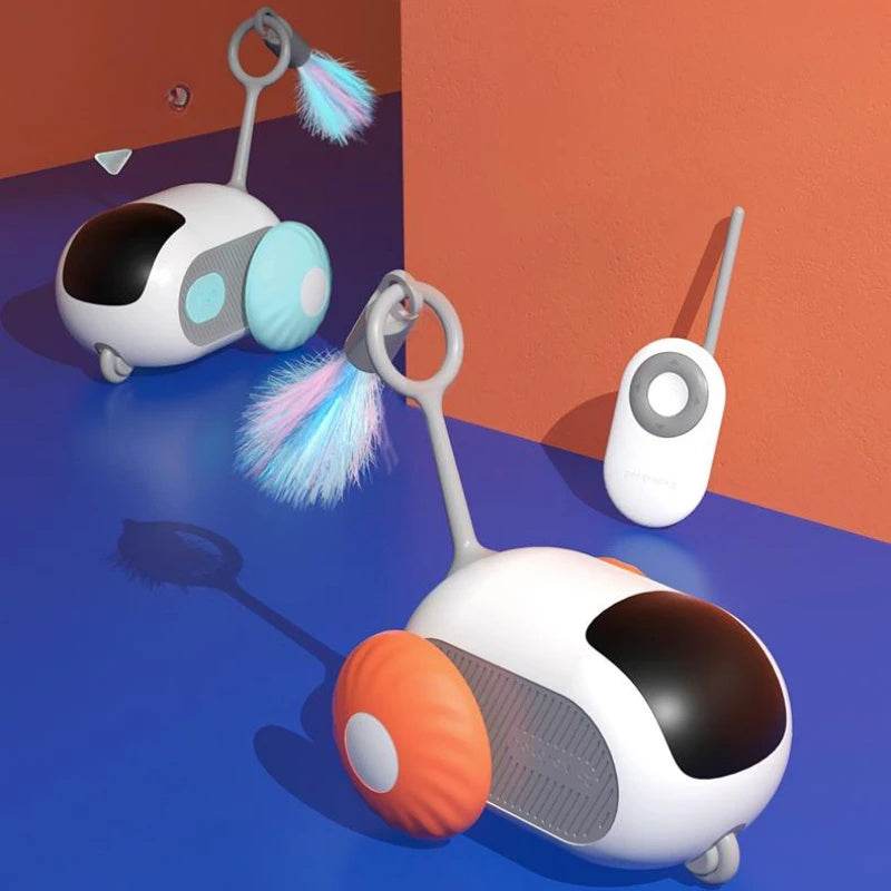 Remote Control Interactive Cat Car Toy USB Charging Chasing Automatic Self-moving - Classy Collective
