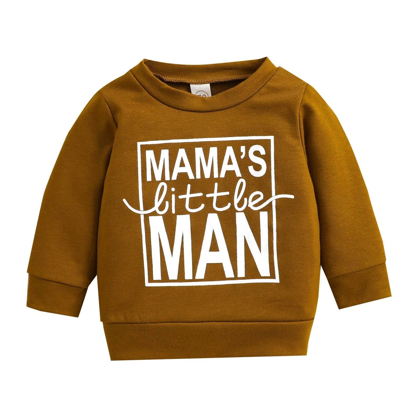 Brown Coat Newborn Baby Girl Alphabet Top - Classy Collective