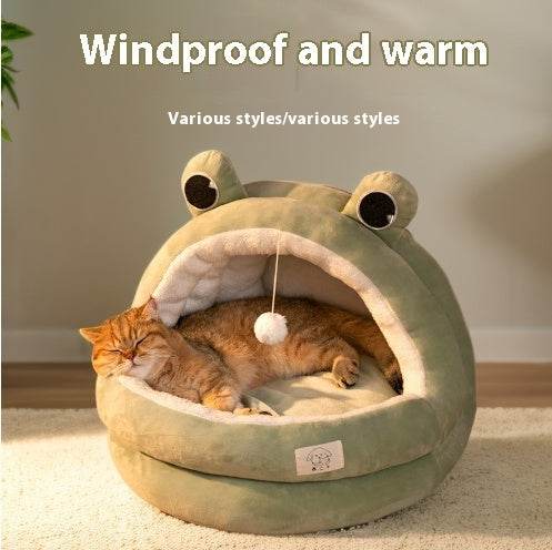 Cat Nest Four Seasons Universal Winter Warm Closed - Classy Collective