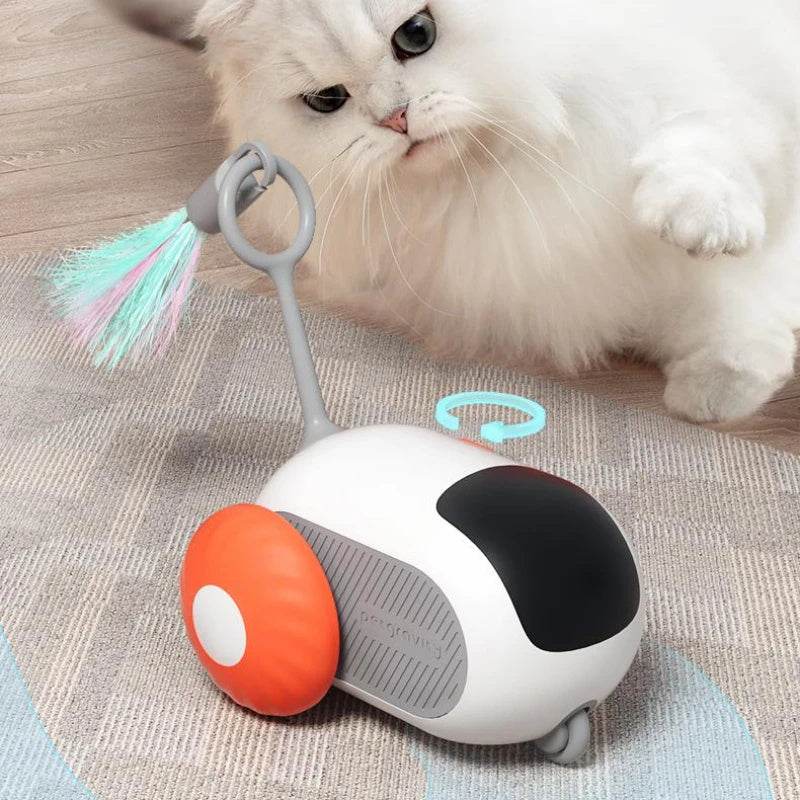 Remote Control Interactive Cat Car Toy USB Charging Chasing Automatic Self-moving - Classy Collective