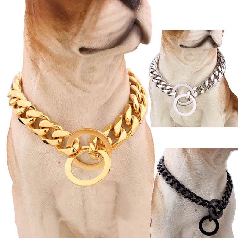Stainless Steel Pet Casting Coarse Traction Chain - Classy Collective