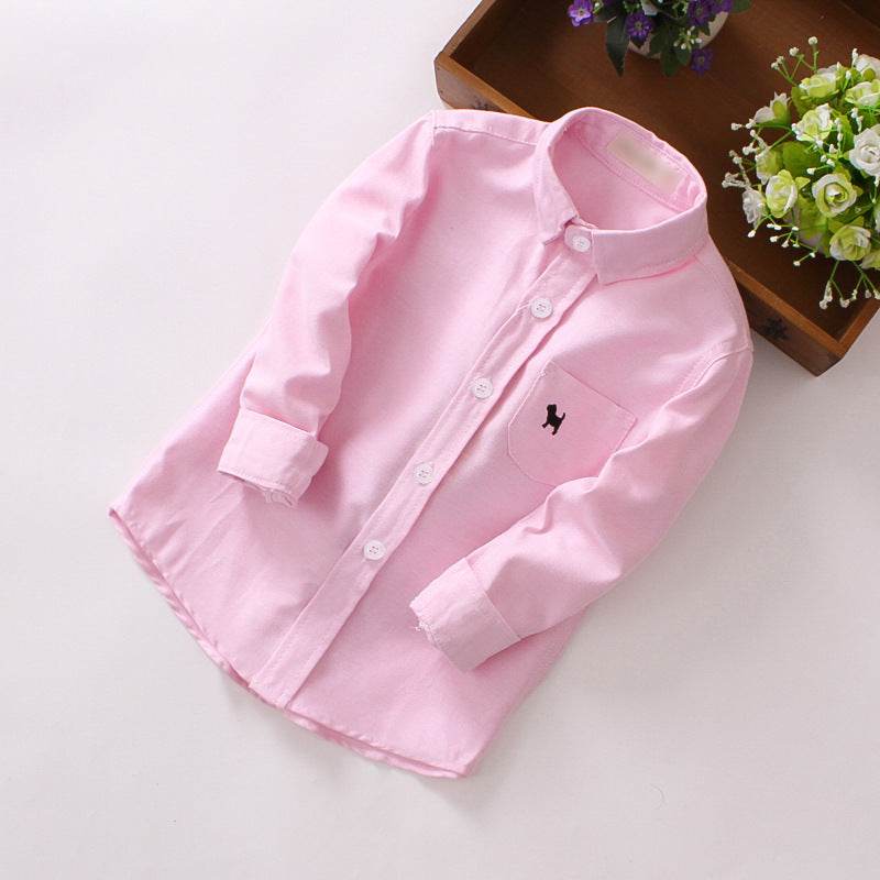 Children's Shirts Boys' Long-sleeved Shirts - Classy Collective