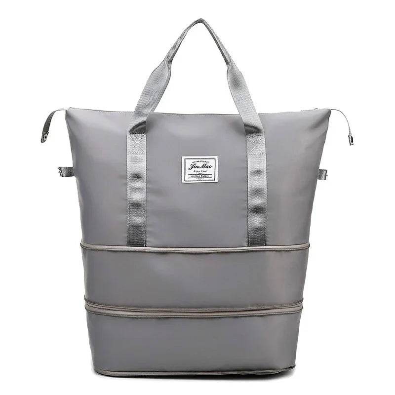Travel Bag Large Capacity Double Expansion Portable Sports Gym Bag Student Luggage Bag Storage Bag - Classy Collective