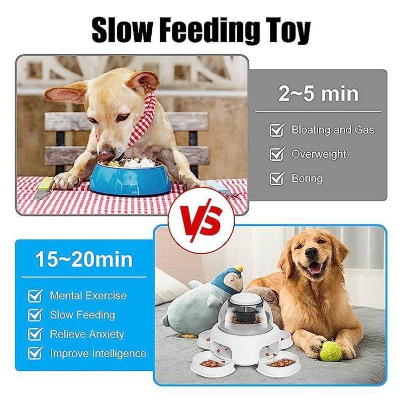 Dog Press Leakage Food Feeder Automatic Dispenser - Classy Collective