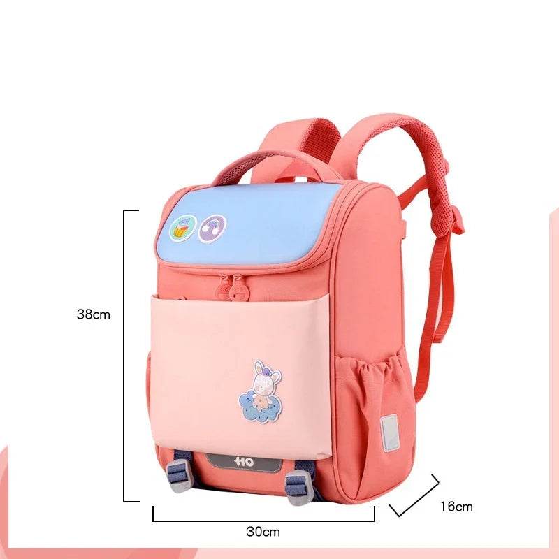 Primary School Students Shoulder Pad Children's Backpack Light Solid Color Primary School Bag - Classy Collective