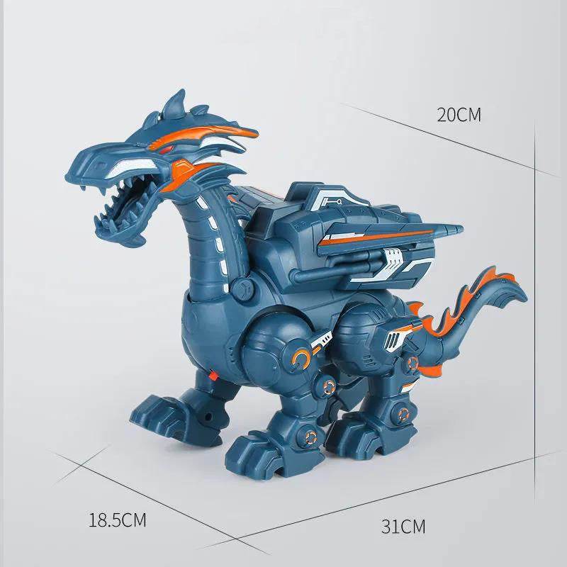 Electric Spray Mechanical Dinosaur Toy Model Multifunctional Sound And Light Toy - Classy Collective