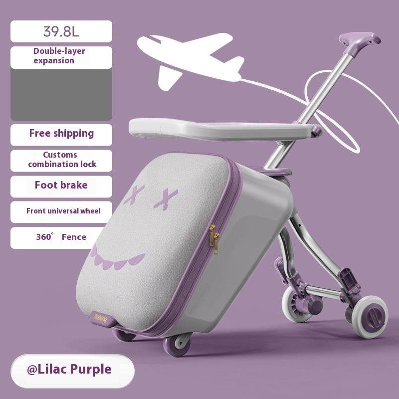 Luggage Children's Riding And Boarding Machine Trolley Case - Classy Collective