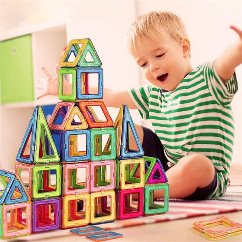 Building Blocks DIY Magnets Toys For Kids - Classy Collective