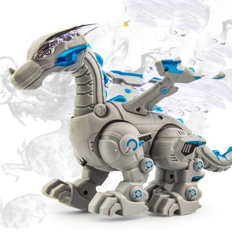 Electric Spray Mechanical Dinosaur Toy Model Multifunctional Sound And Light Toy - Classy Collective