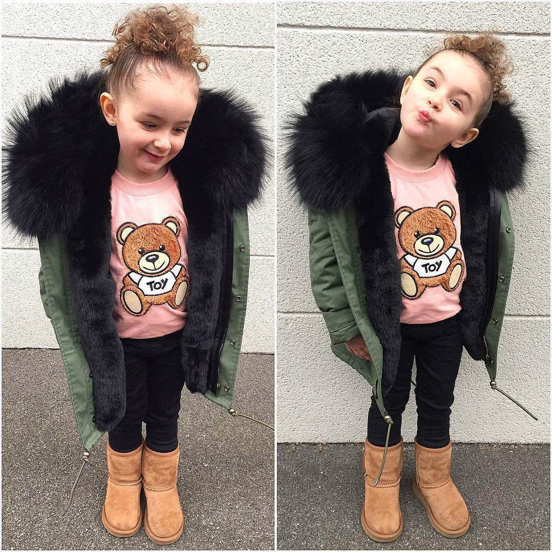 Children's faux fur coat - Classy Collective