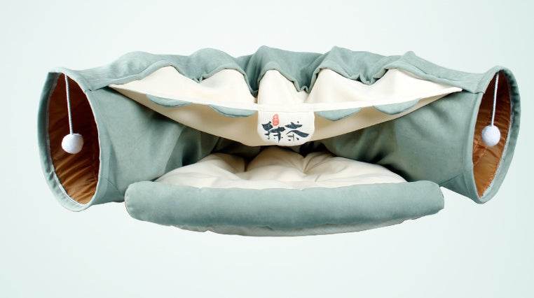 Pet Cats Tunnel Interactive Play Toy Mobile Collapsible - Classy Collective