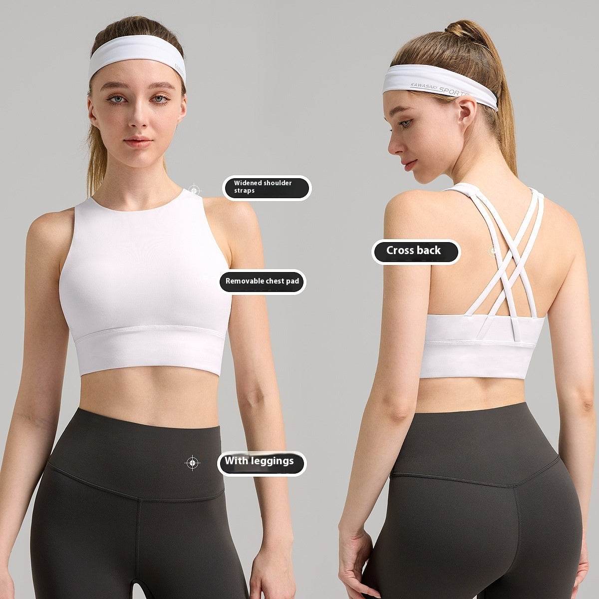 Sports Female Shockproof Push-up Running Workout Vest - Classy Collective