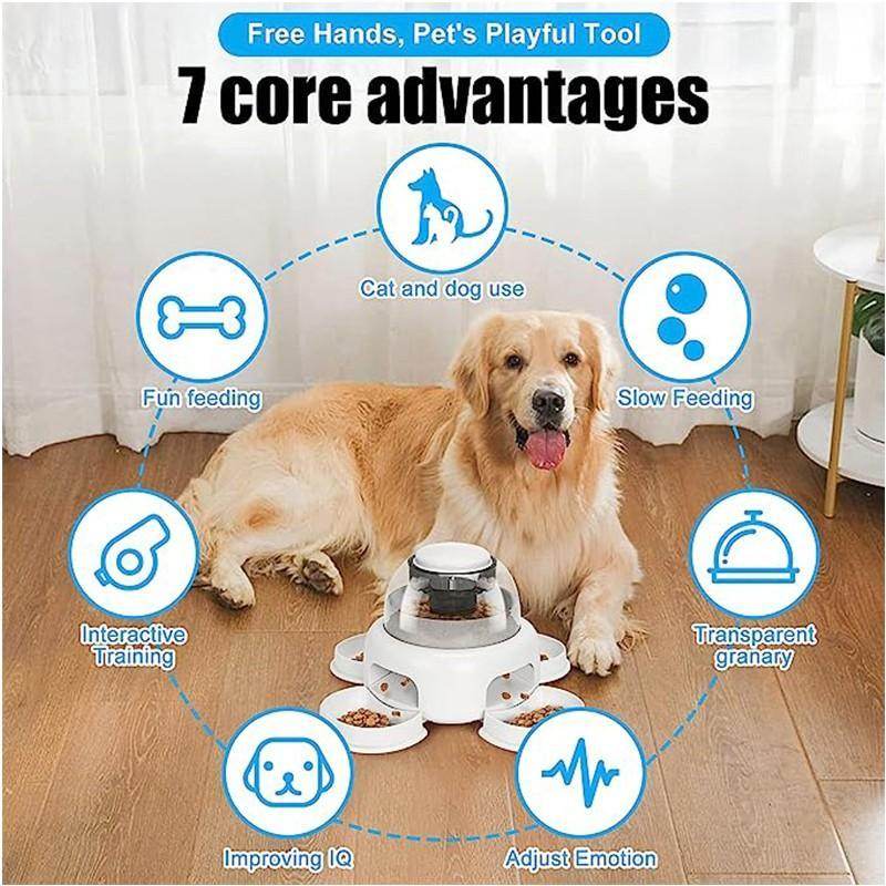Dog Press Leakage Food Feeder Automatic Dispenser - Classy Collective