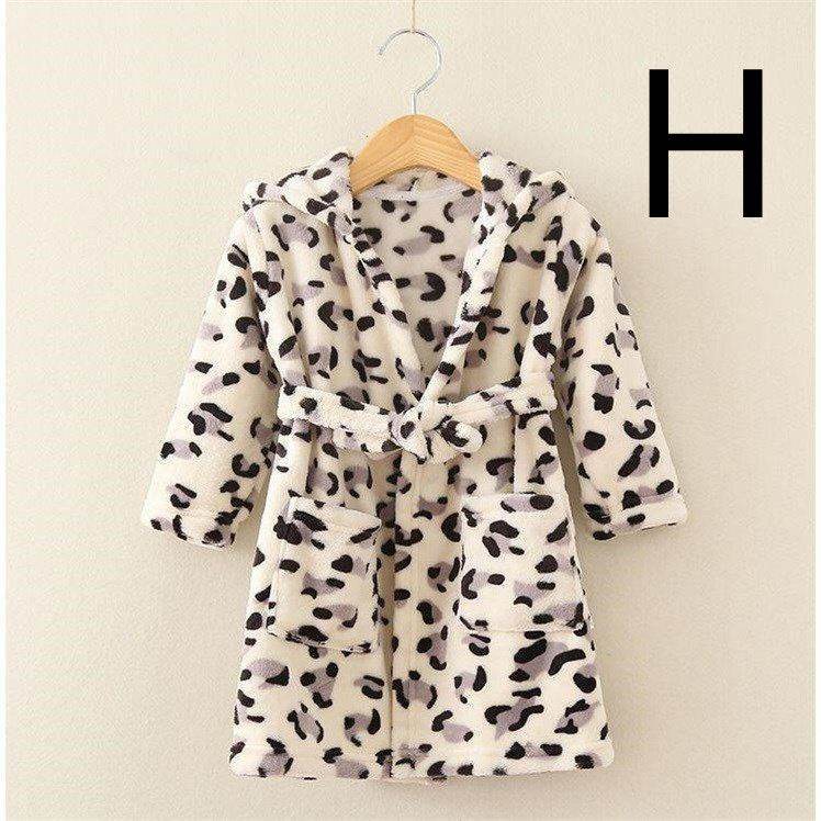 Children's Bathrobe-Thickened Flannel - Classy Collective