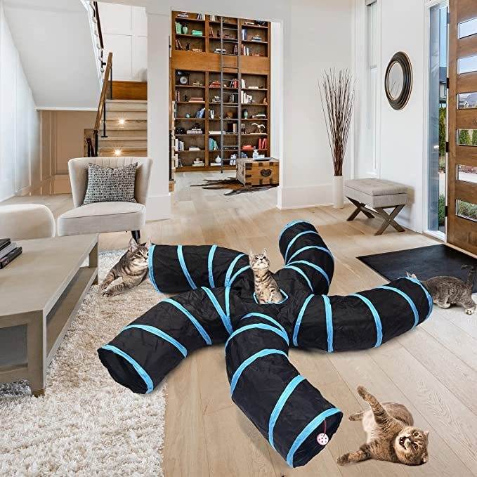 Tree Pattern Tunnel Pet Cat Toy - Classy Collective