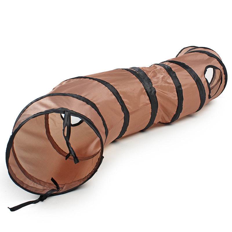 Pet Cat Bending S-shaped Collapsible Tunnel Toys - Classy Collective