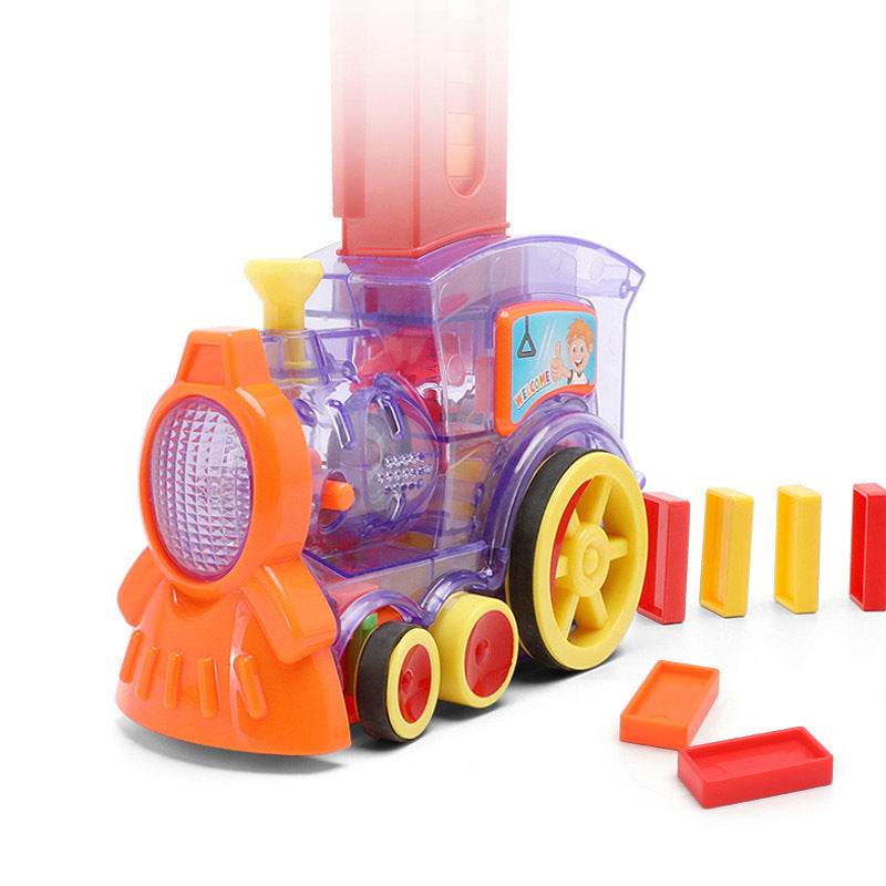Domino Train Toys Car Puzzle Automatic Release - Classy Collective