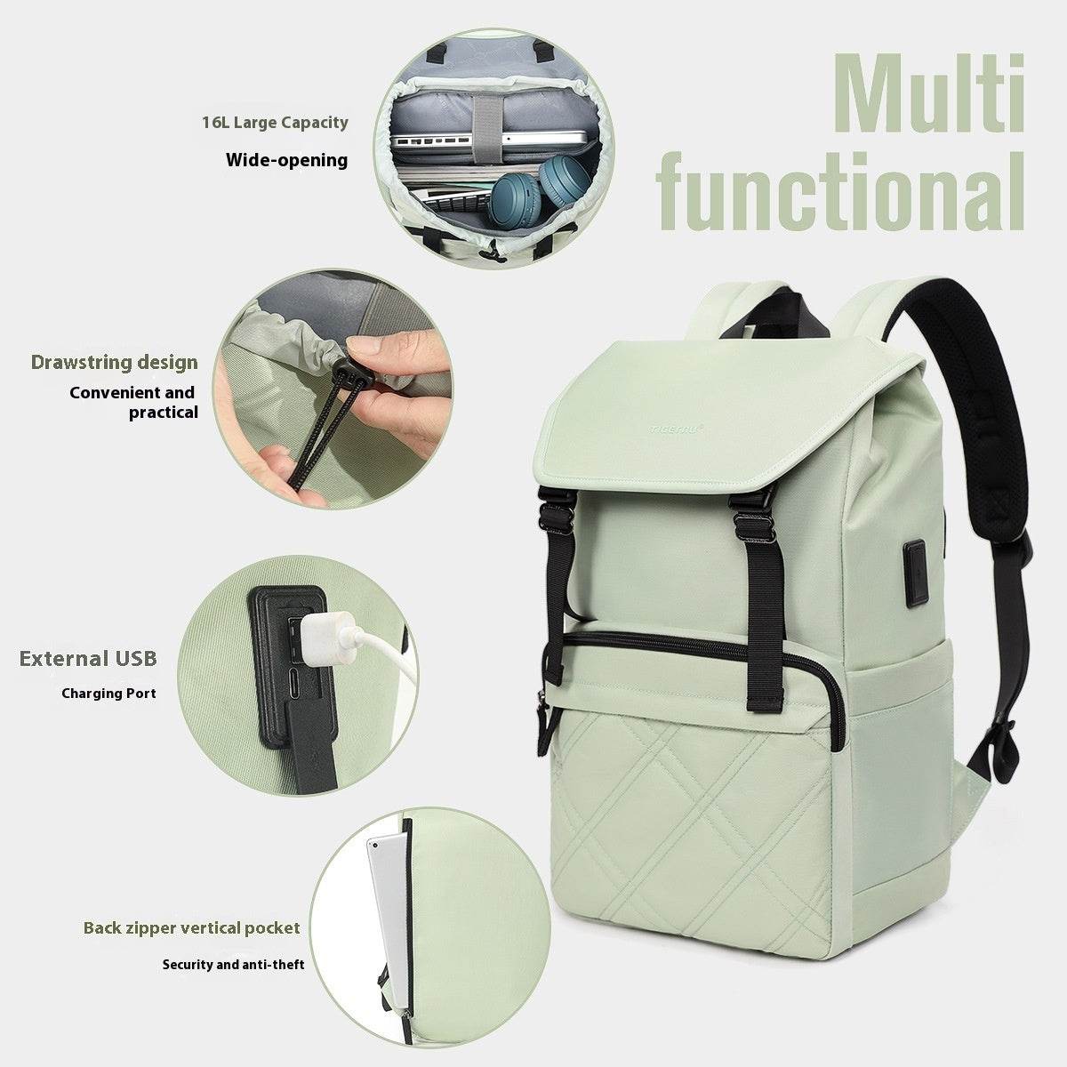 Schoolgirl's Schoolbag Travel Backpack Lightweight And Large Capacity - Classy Collective