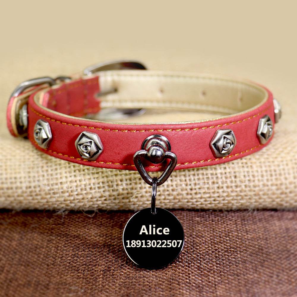 Pet leather collar - Classy Collective